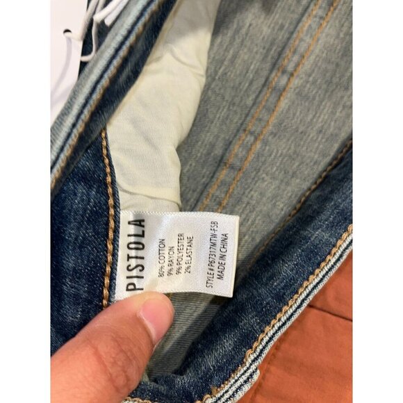 NWT Pistola Womens Plus Size 24w Dark Wash Stretch Skinny Jeans - Picture 6 of 10